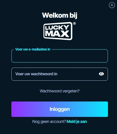 luckymax inloggen